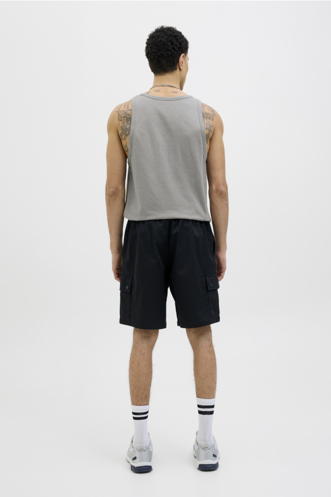 JCOSAGO SMALL LOGO SLUB TANK TOP 12276727 GRAY FLANNEL